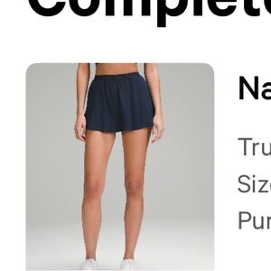 Lululemon Narrow Waistband Tennis Skirt